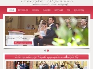 Profesjonalne fotografie ślubne w fabryka Wspomnień